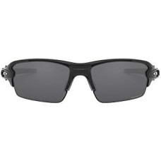 Oakley Солнцезащитные очки мужские прямоугольной формы, модель Flak 2.0, с низкой посадкой для носа Черный (Polished Black/Prizm Black Polarized)