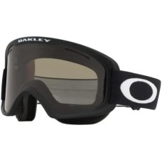 Oakley Зимние спортивные очки O Frame 2.0 Pro L с UV-защитой и антифоговым покрытием, пластиковые Черный (Matte Black Strap/Dark Grey Lens)