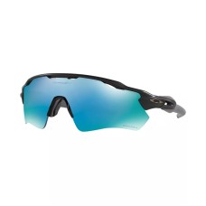 Oakley Мужские поляризованные солнцезащитные очки RADAR EV PATH OO9208 с прямоугольной оправой, большой размер, поляризованные линзы Prizm Черный (BLUE MIRROR POLAR/BLACK MATTE)