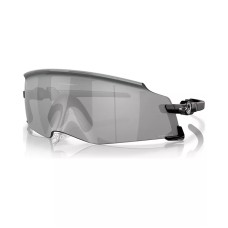 Oakley Мужские солнцезащитные очки Kato с щитовой оправой, материал O-Matter, линзы Prizm, ширина 0/149/136 Черный (Polished Black/Prizm Black)