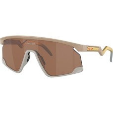 Oakley Солнцезащитные очки Bxtr Prizm с поликарбонатными линзами и легкой оправой из Bio-Matter Бежевый (Matte Terrain Tan/Prizm Tungsten)