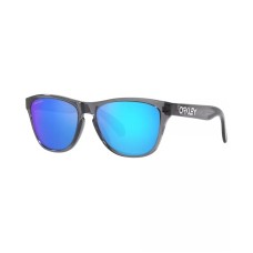 Oakley Солнцезащитные очки детские Frogskins XXS (от 5 до 10 лет), квадратные, материал O_Matter, линзы Prizm Серый (Gray Smoke)