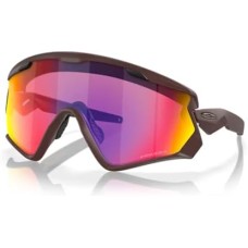 Oakley Мужские солнцезащитные очки Oakley Wind Jacket 2.0 OO9418 + ремешок-аксессуар в комплекте + набор iWear для ухода Коричневый (Matte Genache / Prizm Road)