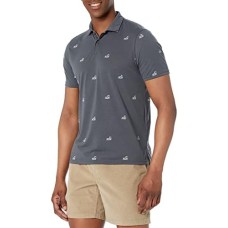 Oakley Мужское поло Oakley Golf Flag из 80% переработанного полиэстера с влагоотводящей системой и защитой UPF 15+ Серый (Gray)