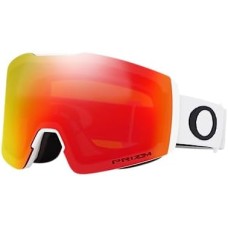 Oakley Сноубордические очки Fall Line M с антибликовым покрытием и защитой от ультрафиолета Белый (Matte White Strap/Prizm Snow Torch Iridium Lens)