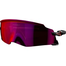 Oakley Спортивные солнцезащитные очки Kato с уникальным дизайном, улучшенной периферийной видимостью, прочной конструкцией и технологиями Prizm Черный (Pol Black/Prizm Road)