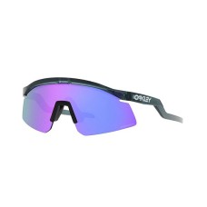 Oakley Солнцезащитные мужские очки с поляризацией, черная оправа, фиолетовые линзы, 37 мм Черный (Crystal Black)