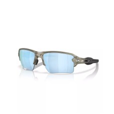 Oakley Мужские поляризованные солнцезащитные очки Flak 2.0 XL с прямоугольной формой, материал O matter, размеры 59/12/133 Серый (Matte Gray Ink)
