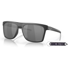 Oakley Мужские прямоугольные солнцезащитные очки 57MM с шнурком и дизайнерским комплектом iWear Черный (Matte Black Ink / Prizm Black Polarized)