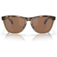Oakley Солнцезащитные очки Oakley OO9284 Frogskins Range с круглыми линзами из биоматериала, защита от UV Коричневый (Brown Tortoise/Brown Smoke/Prizm Tungsten Polarized)