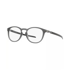 Oakley Мужские пластиковые круглые очки OX8149 с полным ободком, размеры линз: 50/19/138 Серый (Gray)