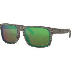 Oakley Солнцезащитные очки Holbrook Prizm Поляризованные, Легкая и прочная оправа, 100% защита от УФ Серый (Woodgrain/PRIZM Shlw H2O Polarized)