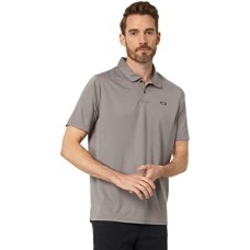 Oakley Мужское поло Oakley Icon Thermonuclear Protect из переработанных материалов с защитой от запахов и контролем влаги Серый (Storm Front)