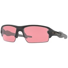 Oakley Солнцезащитные очки мужские прямоугольной формы, модель Flak 2.0, с низкой посадкой для носа Черный (Polished Black/Prizm Dark Golf)