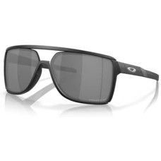 Oakley Мужские прямоугольные солнцезащитные очки Oakley Castel OO9147 + комплект аксессуаров iWear Черный (Matte Black Ink / Prizm Black Polaized)