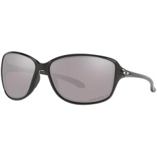 Oakley Женские прямоугольные солнцезащитные очки Oakley Cohort OO9301 + шнурок + дизайнерский комплект iWear Черный (Polished Black / Prizm Black Polarized)