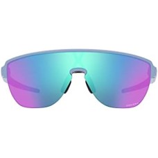 Oakley Мужские солнцезащитные очки OO9248A Corridor Low Bridge Fit, прямоугольные, с увеличенными линзами Синий (Matte Stonewash/Prizm Sapphire)