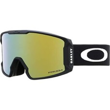 Oakley Лыжные очки Line Miner Matte Black с линзами Prizm Sage Gold, средний размер, для максимальной видимости Нет цвета (NOCOLOR)