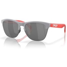 Oakley Мужские круглые солнцезащитные очки Oakley Frogskins Lite OO9374 с набором аксессуаров и футляром Черный (Matte Fog / Prizm Black)