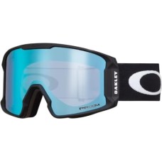 Oakley Лыжные очки Line Miner с цилиндрической линзой для отличного периферийного обзора Черный (Matte Black/Prizm Sapphire & Prizm Clear)