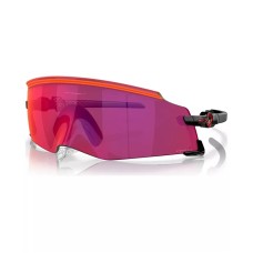 Oakley Мужские солнцезащитные очки Kato с щитовой оправой, материал O-Matter, линзы Prizm, ширина 0/149/136 Черный (Polished Black/Prizm Road)