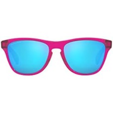 Oakley Квадратные детские солнцезащитные очки Oj9009 Frogskins XXS для возраста 5-10 лет, материал O-Matter Розовый (Acid Pink/Prizm Sapphire)
