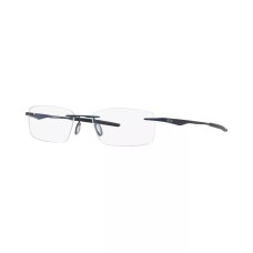 Oakley Титановые мужские овальные очки OX5118 с полной оправой, размер линз 53/18/139 Синий (Dark Blue)