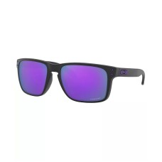 Oakley Солнцезащитные очки HOLBROOK XL, квадратной формы, с линзами PRIZM, большого размера Черный (MATTE BLACK/PRIZM VIOLET)