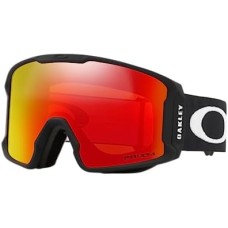 Oakley Лыжные очки Line Miner с большим размером, Призм Топаз, Матовый черный, Пластик Нет цвета (NOCOLOR)