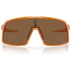 Oakley Мужские солнцезащитные очки Sutro с прямоугольной оправой. Низкий мост, идеально подходят для велосипедистов. Оранжевый (Transparent Ginger/Prizm Bronze)