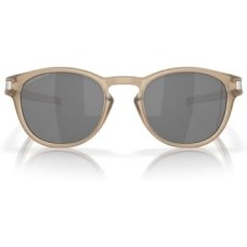 Oakley Круглые солнцезащитные очки с легкой конструкцией, Low Bridge Fit, матовые черные/Prizm Sapphire, 53 мм Черный (Matte Sepia/Prizm Black Polarized)