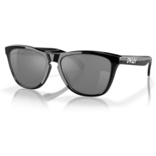 Oakley Мужские солнечные очки Oakley Frogskins OO9013 + комплект Leash + набор дизайнерских аксессуаров iWear Черный (Polished Black/Prizm Black)