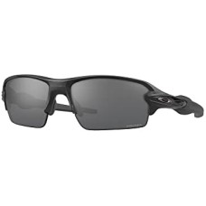 Oakley Солнцезащитные очки мужские прямоугольной формы, модель Flak 2.0, с низкой посадкой для носа Черный (Matte Black/Prizm Black)