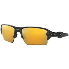 Oakley Мужские прямоугольные солнцезащитные очки Flak 2.0 XL с повышенной защитой и усовершенствованной оптикой Черный (Polished Black/Prizm 24k Polarized)