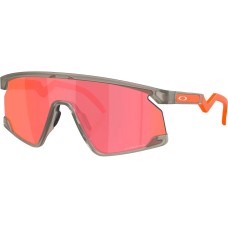 Oakley Солнцезащитные очки Bxtr Prizm с поликарбонатными линзами и легкой оправой из Bio-Matter Серый (Matte Grey Ink/Prizm Trail Torch)