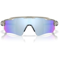 Oakley Спортивные солнцезащитные очки Oakley Radar EV Path, прямоугольные, легкий дизайн, UV-защита Серый (Matte Grey Ink/Prizm Deep Water Polarized)