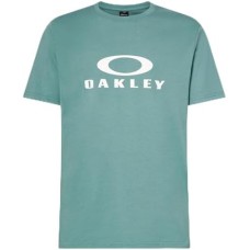 Oakley Мужская футболка Oakley O Bark 2.0 с круглым вырезом, 100% хлопок, удобная посадка Синий (Dark Pacific)