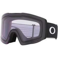 Oakley Лыжные очки Fall Line LARGE/MEDIUM с антиизносным покрытием, Призматические линзы, Черные Черный (Matte Black W/ Prizm Clear)