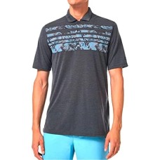 Oakley Поло Oakley Azalea Stripe с эксклюзивным цветочным рисунком и влаговыводящей технологией для комфорта Черный (Blackout Heather)