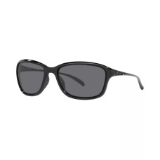 Oakley Женские круглые солнцезащитные очки, ширина 59, материал O-matter Черный (Black)