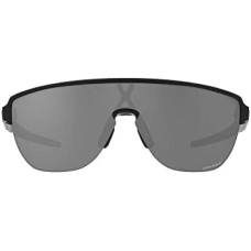 Oakley Мужские солнцезащитные очки OO9248A Corridor Low Bridge Fit, прямоугольные, с увеличенными линзами Черный (Matte Black/Prizm Black)
