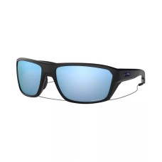 Oakley Мужские поляризованные солнцезащитные очки OO9416 64 Split Shot с прямоугольной большой оправой Черный (MATTE BLACK / PRIZM DEEP H2O POLARIZED)