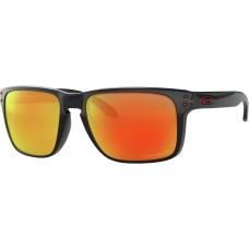 Oakley Солнцезащитные очки Holbrook XL с поляризованными линзами Prizm, 100% защита от UV, легкая оправа O-Matter Черный (Black Ink W/Prizm Ruby Iridium Polarized)