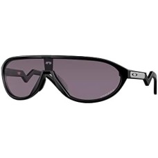 Oakley Мужские прямоугольные солнцезащитные очки CMDN с низкой посадкой, широким обзором и легкой рамой Черный (Matte Black/Prizm Grey)