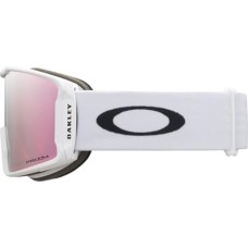 Oakley Лыжные очки Line Miner с цилиндрической линзой для отличного периферийного обзора Золотой (Matte White/Prizm Rose Gold)