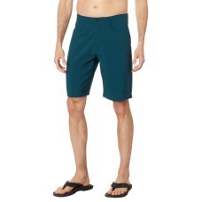 Oakley Шорты Oakley Baseline 2.0 водоотталкивающие, 21 дюйм, с карманами и петлями для очков Синий (Oil Blue)