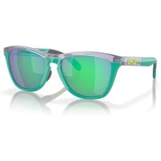 Oakley Солнцезащитные очки Oakley OO9284 Frogskins Range с круглыми линзами из биоматериала, защита от UV Фиолетовый (Transparent Lilac/Celeste/Prizm Jade)