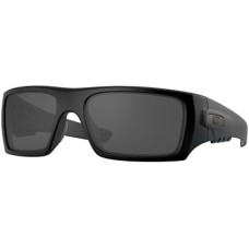 Oakley Мужские прямоугольные солнцезащитные очки с баллистической защитой Det Cord, соответствующие стандартам MIL PRF32432 и ANSI Z87.1 Черный (Matte Black / Gray/Gray)