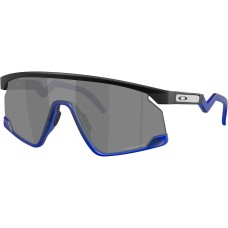 Oakley Солнцезащитные очки Bxtr Prizm с поликарбонатными линзами и легкой оправой из Bio-Matter Черный (Matte Black/Prizm Black2)