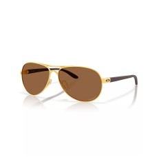 Oakley Женские солнцезащитные очки Feedback OO4079, круглая оправа, материал C5, размеры 59-13-135 Золотой (Satin Gold)